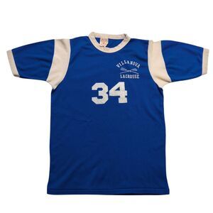 Vtg 70s Villanova Lacrosse Jersey Southern Athletic Southern Comfort LAX Large